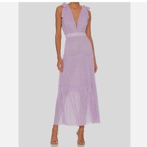 NWT Sabina Musayev X REVOLVE Purple Helena Dress Size M SOLD OUT ONLINE